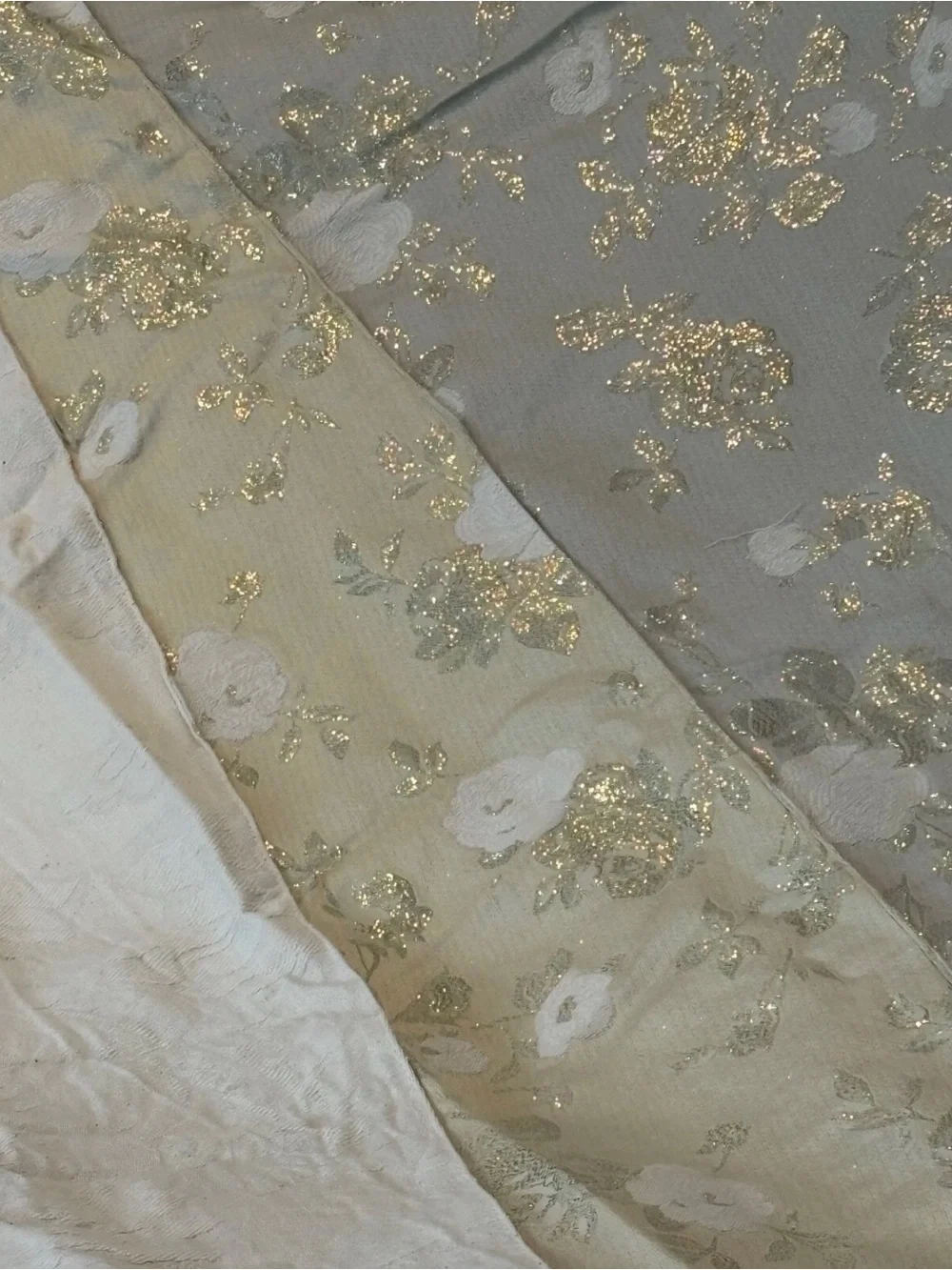New DONNA KARAN DKNY Designer Precious Metals Full/QUEEN Bed Blanket DUVET COVER